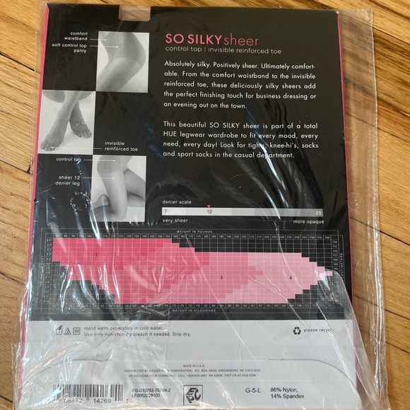 Lot of 5 new and unused sheer stockings - Picture 3 of 7